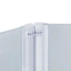 Штора на ванну Qtap Gemini WHI401314RP6 стекло Pear 6 мм, 130x140 см - изображение 5