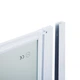 Штора на ванну Qtap Gemini WHI40114RP4 скло Pear 4 мм, 100x140 см - зображення 3