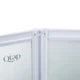 Штора на ванну Qtap Gemini WHI40114RP4 скло Pear 4 мм, 100x140 см - зображення 5