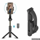 Cтабілізатор для телефону, Стедікам Gimbal GS-30 з Bluetooth, Монопод-стабілізатор тренога + пульт, Чорний - зображення 3