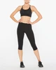Женские компрессионные 3/4 тайтсы 2XU, Form Mid-Rise Comp 3/4 Tights, S, черный - изображение 3