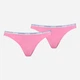 Набор трусиков-бикини Puma Women Bikini 2P 90785110 XS 2 шт Pink/Icing (8720245260343) - изображение 1