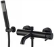 Смеситель для ванны и душа Rea Lungo black черный REA-B6634 - изображение 2