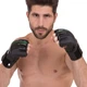 Перчатки для смешанных единоборств MMA PU ZELART (размер M, черно-салатовый) (VL-3089_M) - изображение 4