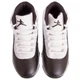 Кроссовки детские баскетбольные размер 34 WHITE/BLACK (PU, белый-черный) (1801-1_Белый-черный_34) - изображение 6