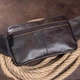 Мужская кожаная сумка на пояс 20х13х3 см Vintage (2000001618370) - изображение 7