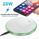 Швидка бездротова зарядка 20W для телефону Apple iPHONE, SAMSUNG, Huawei, Xiaomi та ін. FDGAO B424 біла (FО-47171) - зображення 6