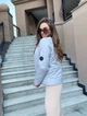 Куртка жіноча демісезонна коротка КML 1020 XL (50-52) Світло-сірий (K - 1020/6 C) - зображення 4