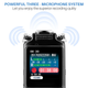 Професійний Цифровий диктофон із таймером для запису голосу Noyazu voice recorder V59, стерео, 16 Гб, чорний (002010EV) - зображення 7