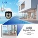 Вулична Wifi PTZ камера відеоспостереження Mamicam KB-X6 (5Mp, 4-x zoom, Ai) 1080P - зображення 3