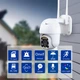 3G / 4G IP уличная камера видеонаблюдения c 5x оптическим зумом MAMICAM B8D-4G-2MP Wifi Full HD 1080 P беспроводная, Водонепроницаемая CCTV IR, ночное видение, с входом для сим карты и карты памяти - зображення 3