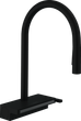 Змішувач Hansgrohe Aquno Select M81 170 3jet кухонний з витяжним виливом Sbox 73831670 Black Matt - зображення 1