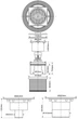 Трап для душу McAlpine точковий з клапаном 110 мм, сталь HCFG3V-110 - изображение 4