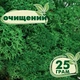 Очищенный стабилизированный мох ягель Nordic moss Зеленый травяной темный 25 грамм - изображение 1