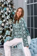 Fashions • Джемпер женскии с этно узором Зарина Fashions 44-50 мята (5212-гу) - изображение 2