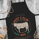 Фартук полноцветный Сolorful Keep calm and BBQ on (чёрный) 75x51 см - изображение 2