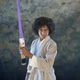 Hasbro Star Wars Lightsaber Forge Mace Windu Выдвижной фиолетовый световой меч Мэйс Винду F1164 - зображення 3