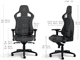 Кресло геймерское NOBLECHAIRS EPIC Антрацит (NBL-EPC-TX-ATC) - изображение 6