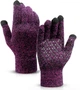 Перчатки для сенсорных экранов ArmorStandart Melange Purple/Black size XL (ARM59872) - изображение 1