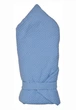 Вязаное покрывало конверт для новорожденных Mari-Knit 0839 95*95 голубой 66987 - изображение 2