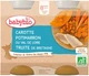 Органическое пюре Babybio из моркови, китайской тыквы и форели из 12 месяцев 200 г (3288131500560) - изображение 3