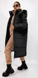 Куртка зимова Fashion FT-5182 Чорна довга жіноча р.42-46 00758 - зображення 1