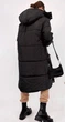 Куртка зимова Fashion FT-5182 Чорна довга жіноча р.42-46 00758 - зображення 2