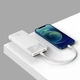 Повербанк портативное зарядное устройство Power Bank Baseus 10000 mAh premium 20W c Led дисплеем компактная карманная стильная батарея Bipow Digital Display White - изображение 7