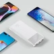 Повербанк портативное зарядное устройство Power Bank Baseus 10000 mAh premium 20W c Led дисплеем компактная карманная стильная батарея Bipow Digital Display White - изображение 9