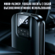 Портативний насос компресор для автомобіля USAMS US-ZB215 Mini Car Air Pump 5000mAh black - зображення 3