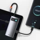 USB Hub Baseus Metal Gleam Series 4-in-1 Multifunctional Type-C HUB Docking Station Gray (CAHUB-CY0G) - obraz 4