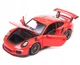 Колекційна металева машинка Порш Porsche 911 GT3 RS WELLY 1:24 Червоний - зображення 4