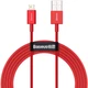 Кабель Baseus Superior Series Fast Charging Data Cable USB to iP 2.4 А 1 м Red (CALYS-A09) - зображення 1