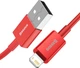 Кабель Baseus Superior Series Fast Charging Data Cable USB to iP 2.4 А 1 м Red (CALYS-A09) - зображення 2