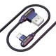 Кабель LUXE CUBE USB micro to USB GAME 1м чорний - изображение 1
