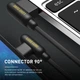 Кабель LUXE CUBE USB micro to USB GAME 1м чорний - изображение 3