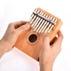 Музыкальный инструмент Калимба 10 key Kalimba Brown деревянная (16х11х4,3 см) - изображение 2
