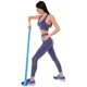 Ленточный эспандер с петлями 95 см Elastiband FitMagic резинка, лента для растяжки, шпагата, фитнеса, пилатеса, Бирюзовый - изображение 6
