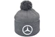 Шапка з помпоном Flexfit Mercedes 55-59 см серая (F-0918-612) - изображение 1