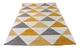 Безворсовий килим Almina 131701 grey-yellow 1.35x2.00 - зображення 2