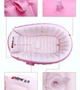 Надувная ванночка детская с подушкой 98X65X28 см Intime Baby Bath Tub Розовый (zhs0438) - изображение 3