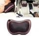 Массажная подушка для массажа шеи с инфракрасным подогревом роликовая Massage Pillow 8028 8 роликов - изображение 3