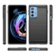 Чохол Lenuo Carbon Fiber для Motorola Edge 20 Pro Black - изображение 4