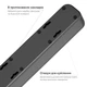 Мережевий фільтр-подовжувач RZTK Power Strip 5+3 USB-A Black (PS-5A/B) 2 м - зображення 6