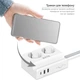 Сетевой фильтр-удлинитель RZTK Power Strip 2+2 USB-A+USB-C White (PS-2AC/W) 1.5 м - изображение 5