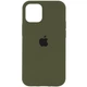 Чохол Silicone Case Full Protective (AA) Apple iPhone 13 Pro (6.1") Зелений / Dark Olive Без бренду - зображення 1