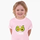 Детская футболка для девочек Лайк Авокадо (Likee Avocado) (25186-1031-27) 122-128 см Хлопок Розовый - изображение 3
