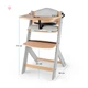 Стільчик для годування Kinderkraft Enock Gray Wood з подушкою (KHENOC0PGRY0000) (5902533917259)  - зображення 7