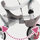 Велосипед трехколесный 3 в 1 Smoby Be Move Comfort 741401 с багажником и сумкой-конвертом Розовый с Серым - изображение 9