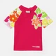Детская футболка для купания для девочки Aqua Speed T-SHIRT FLOWER 2120 374 104 см Розовый/Мультиколор (5908217621207) - изображение 1